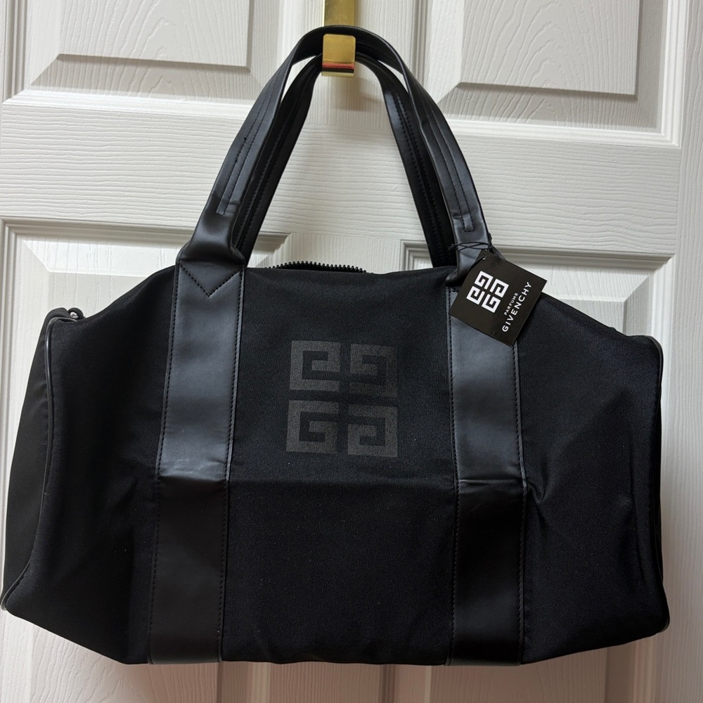 Givenchy unisex Black Logo Duffel Bag